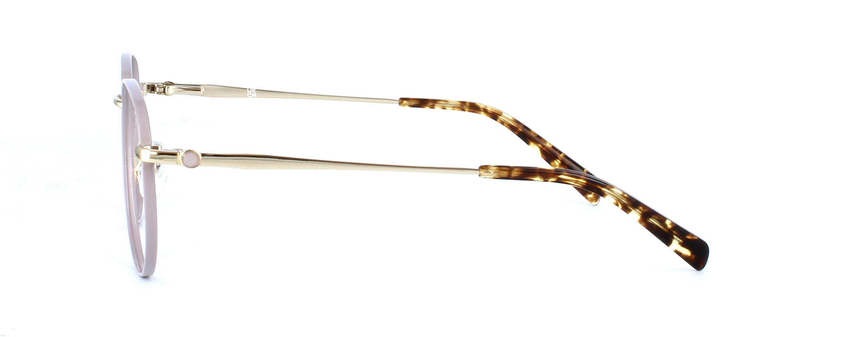 Borealis - lilac & gold - ladies round shaped glasses frame - image view 2
