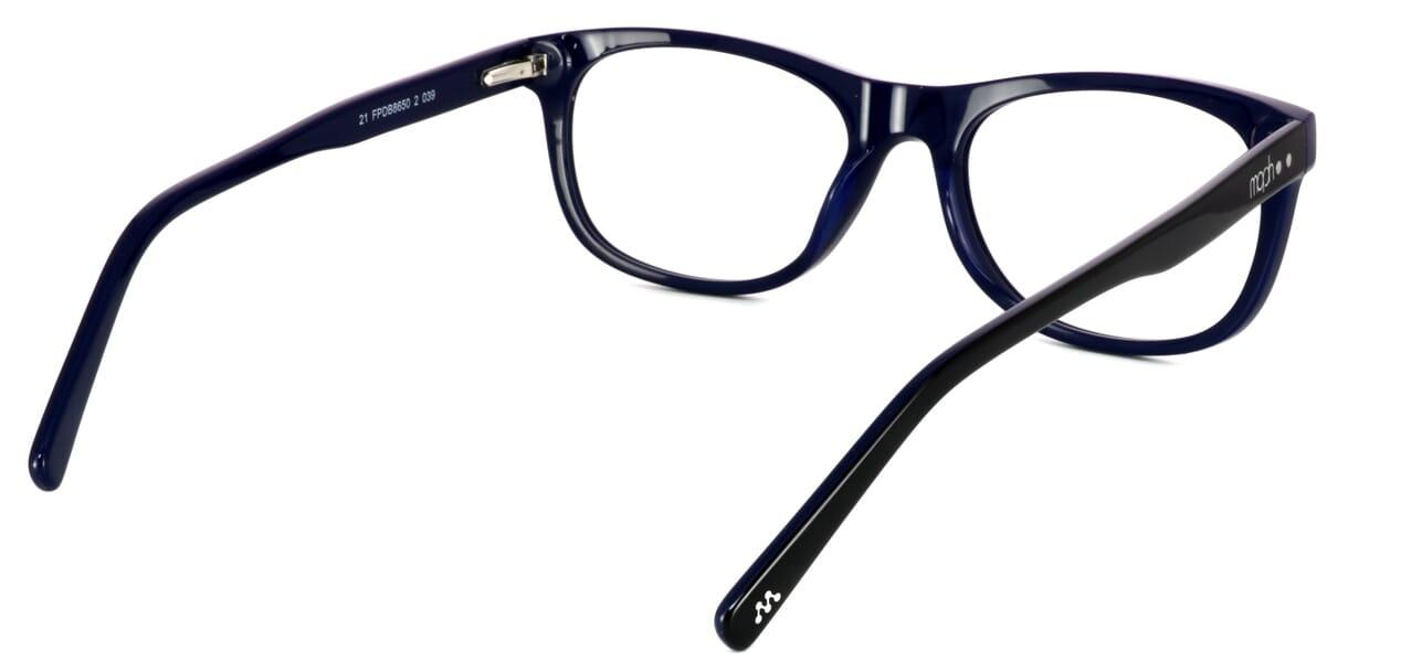 Rummi - Unisex oval shaped acetate glasses frame in shiny black - image 4
