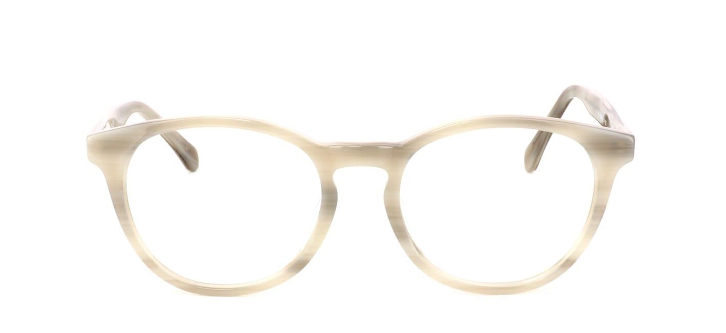 Jarrow - unisex round acetate in beige stripe - image 5