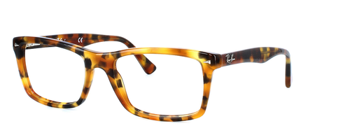 Ray Ban 5287 - Tortoise coloured unisex acetate glasses - image view 1