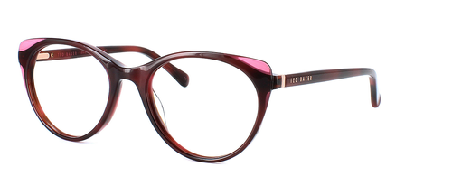 Ted Baker Saissa - Ladies acetate glasses - brown with pink  - image view 1