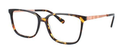 Dinah - Ted Baker 9163 - gorgeous acetate ladies frame in matt tortoise with gold metal arms - image view 1