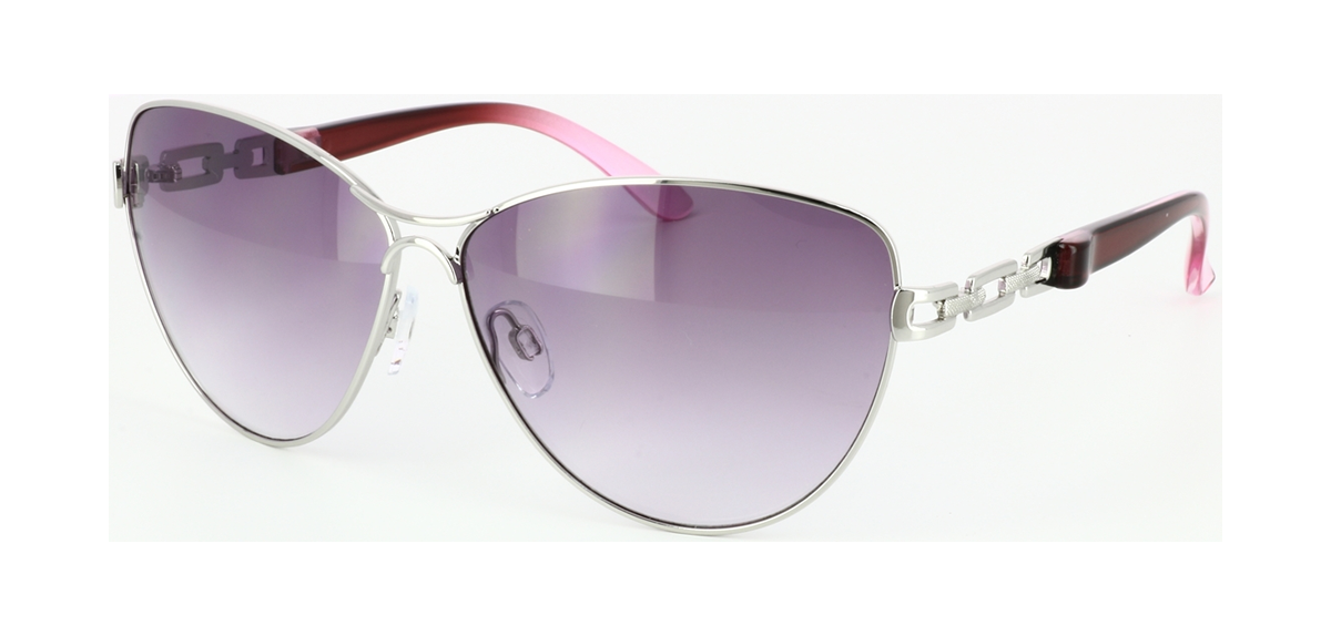Ladies Sunglasses - MA4621 2 - Silver with purple graduated tinted lenses - image view 1