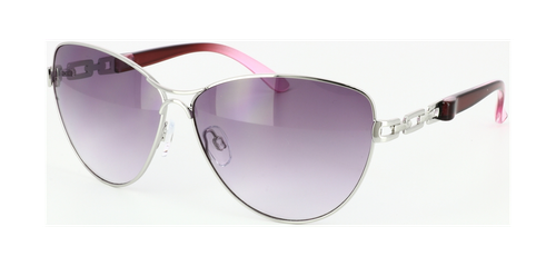 Ladies Sunglasses - MA4621 2 - Silver with purple graduated tinted lenses - image view 1