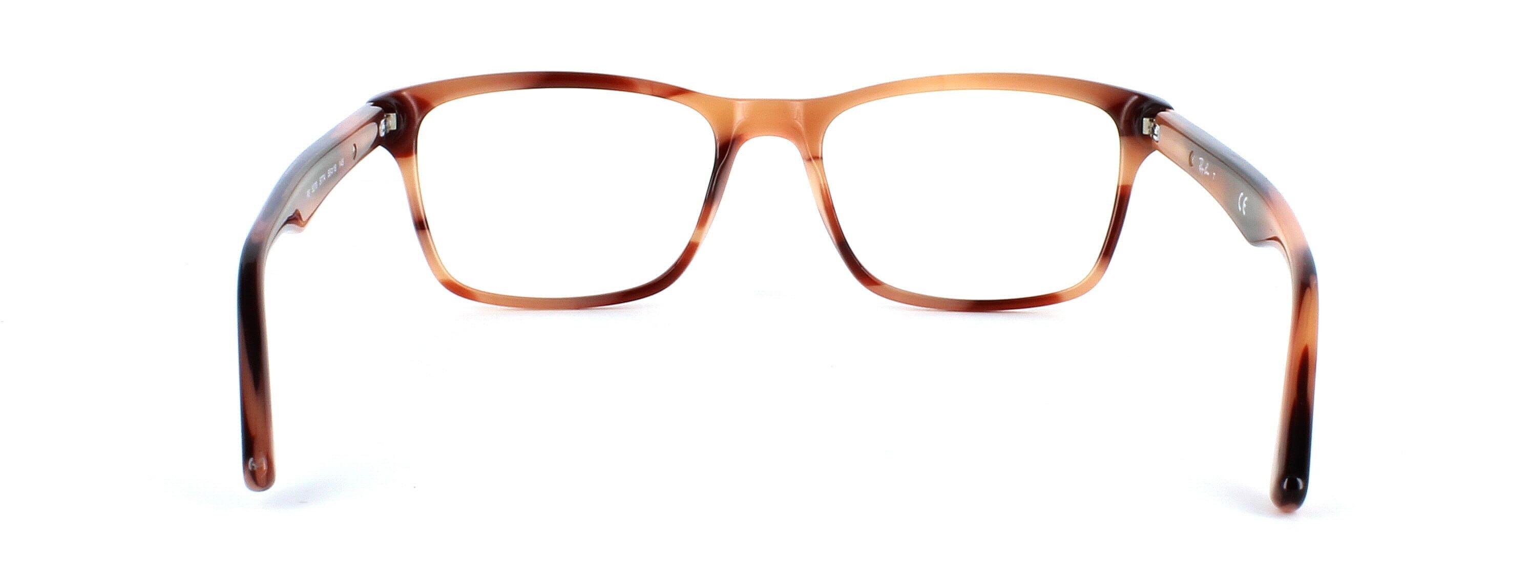 Unisex acetate glasses by Ray Ban. Model 5279 5774 - mottled brown - image view 4