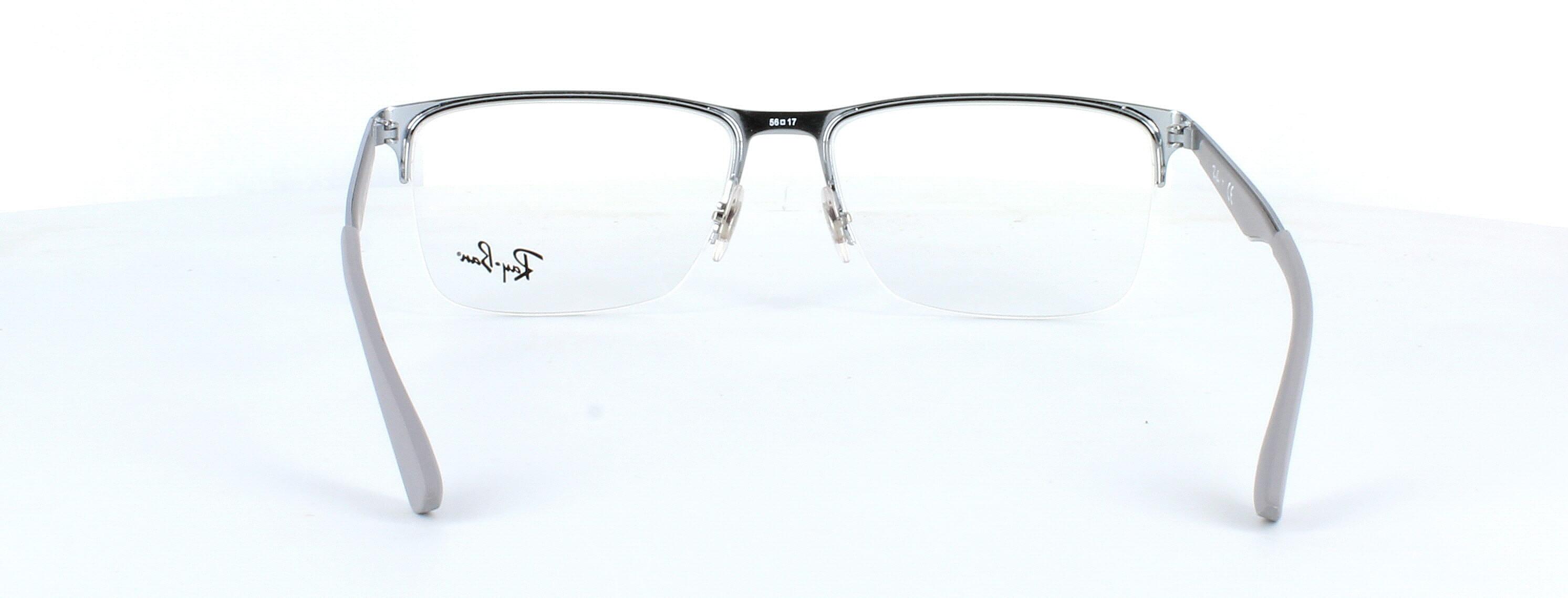 Gents semi-rimless glasses in bronze by Ray Ban - RB6335 - image 4