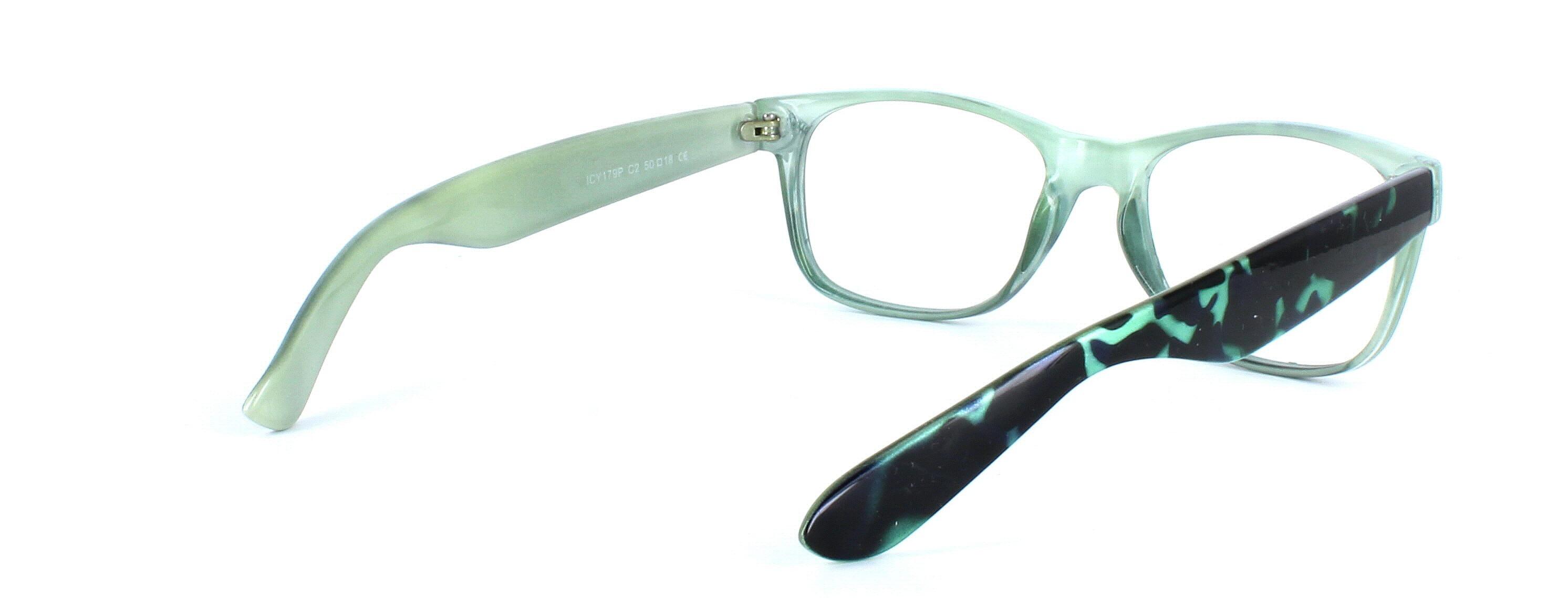 Lester - Green - Unisex acetate glasses frame - image view 5