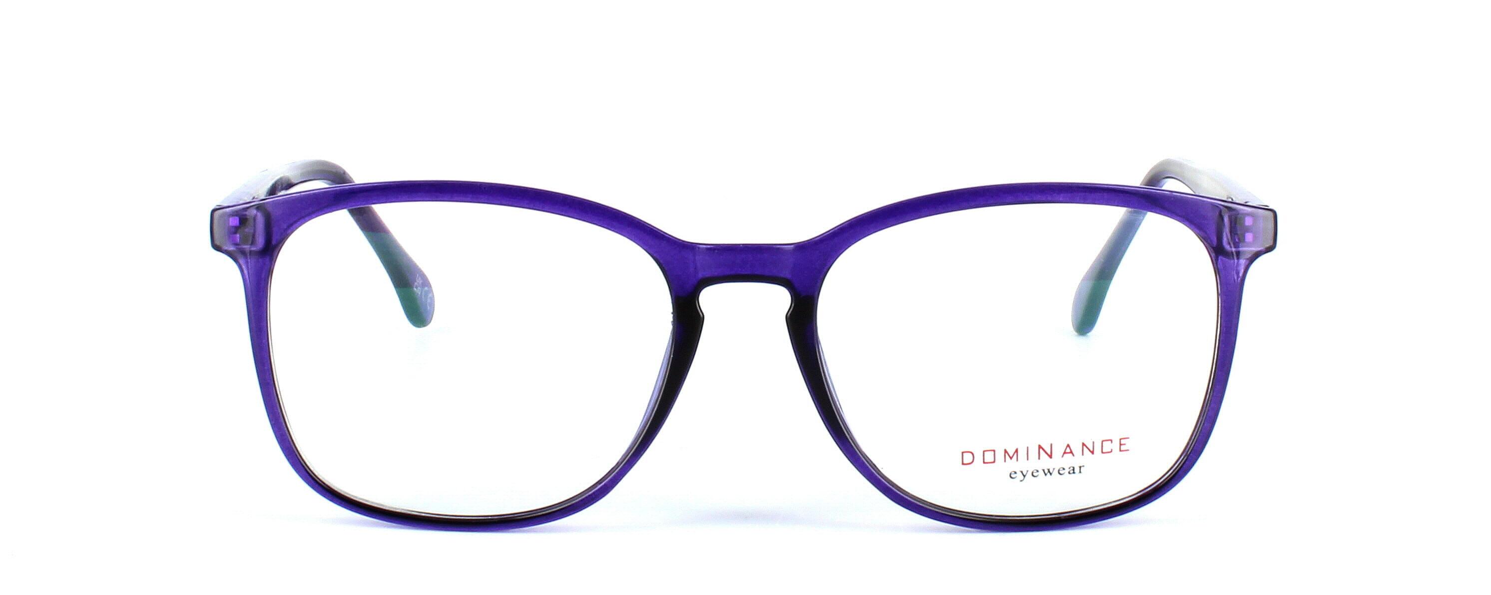 Liberty is a stylish unisex plastic glasses frame here in purple - image view 2