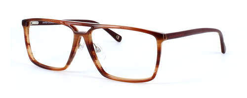 Benetton BE1O000 151 - Gents designer hand made acetate frame with tortoise face and brown arms - image view 1