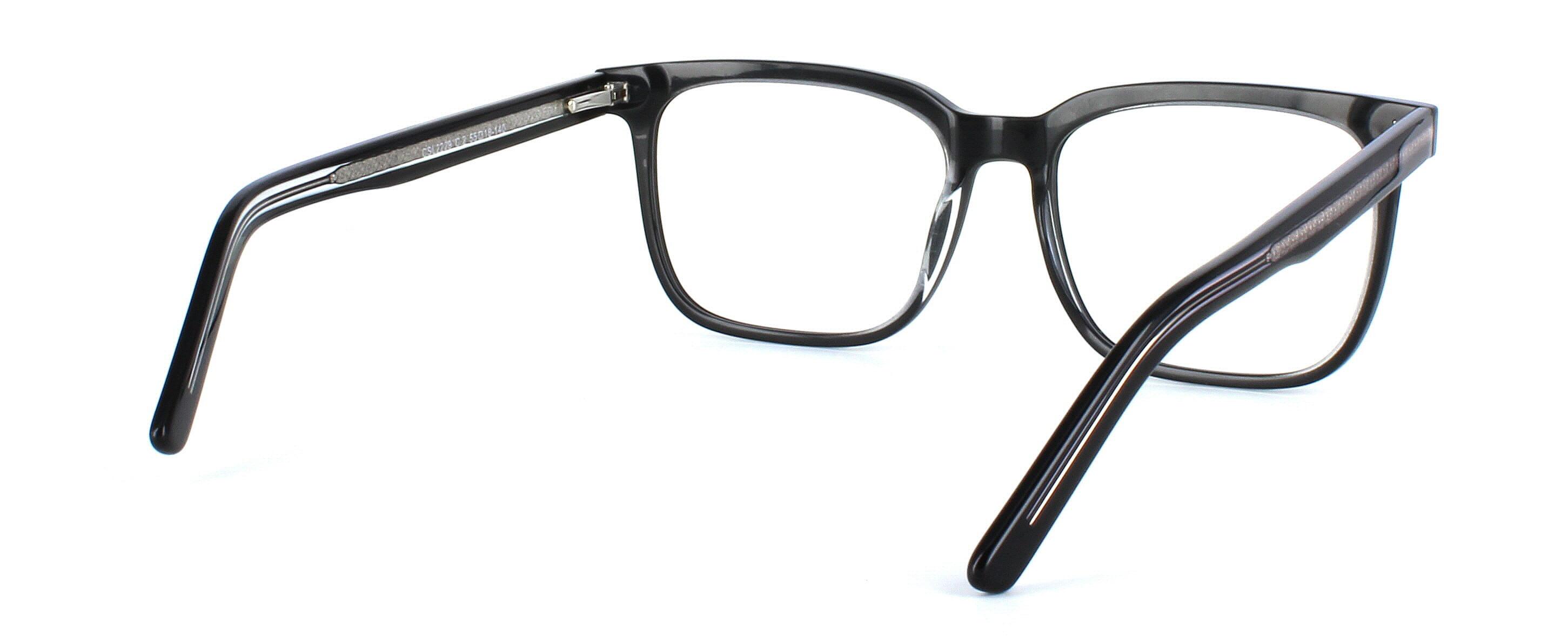 Campeche - Gents large bold acetate frame for men with sprung hinges - image view 4