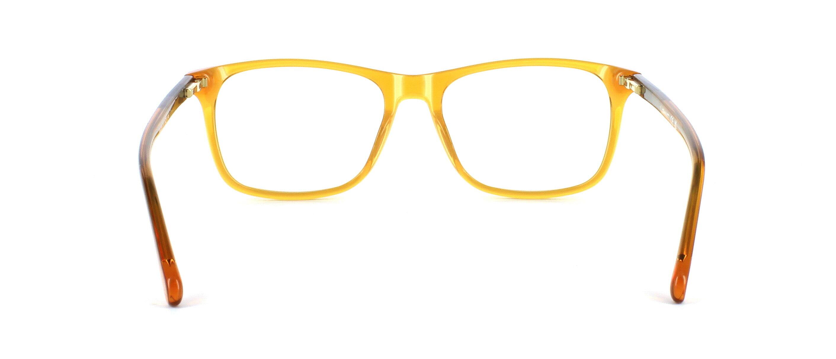 Gant 3268 - Ladies crystal gold rectangular shaped acetate glasses frame with sprung hinge temples - image view 3