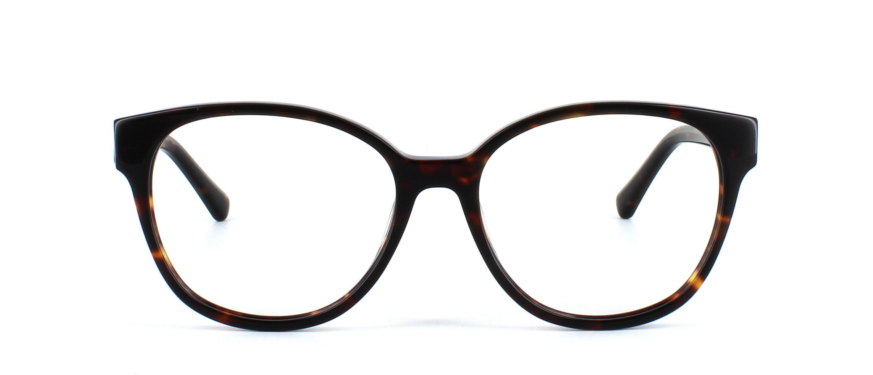 Gant 4131 - Women's round shaped shiny tortoise acetate glasses with matching sprung hinged arms - image view 5