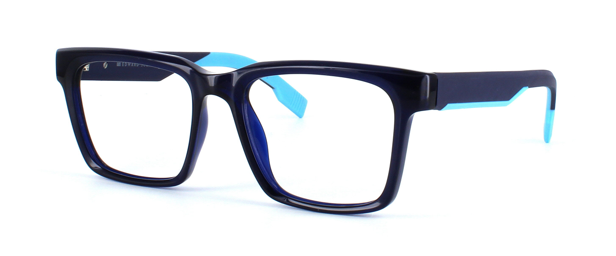 Edward Scotts - Brendan - Gent's black actete frame with rectangular shaped lenses - image view 1