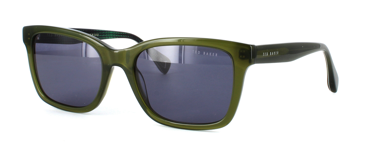 Hassan by Ted Baker - Khaki green prescription sunglasses - image view 1
