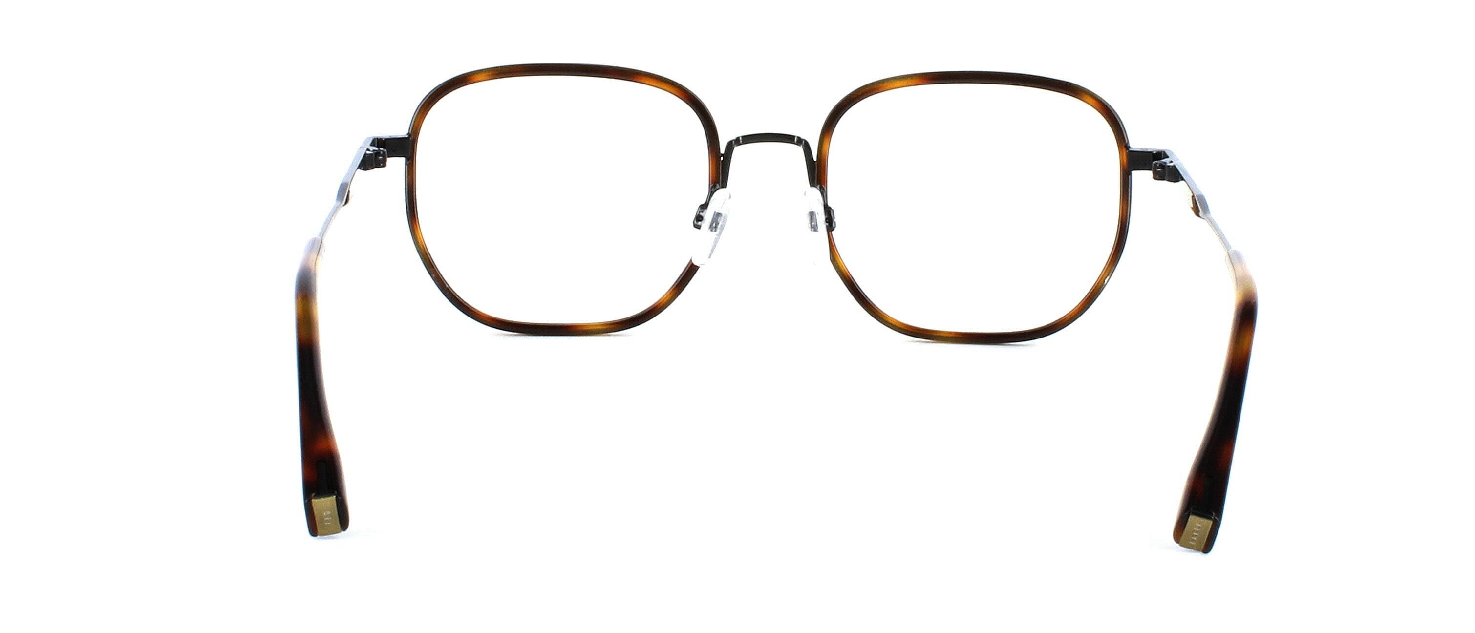 Ted Baker Harvey - Square shaped unisex metal and acetate in antique gold metal and tortoise acetate - image view 3