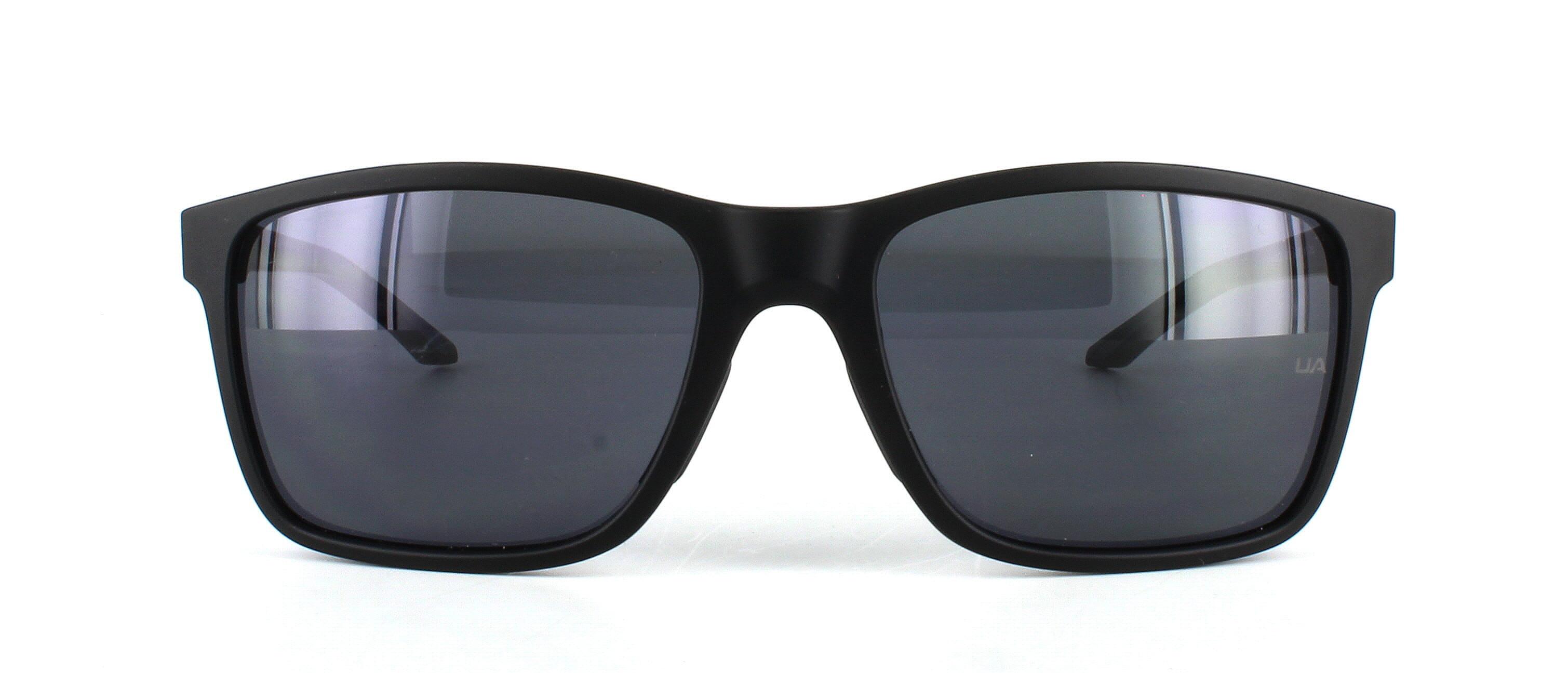 Black men's extra large prescription sports sunglasses priced to include single vision tinted lenses for active lifestyles - image view 5