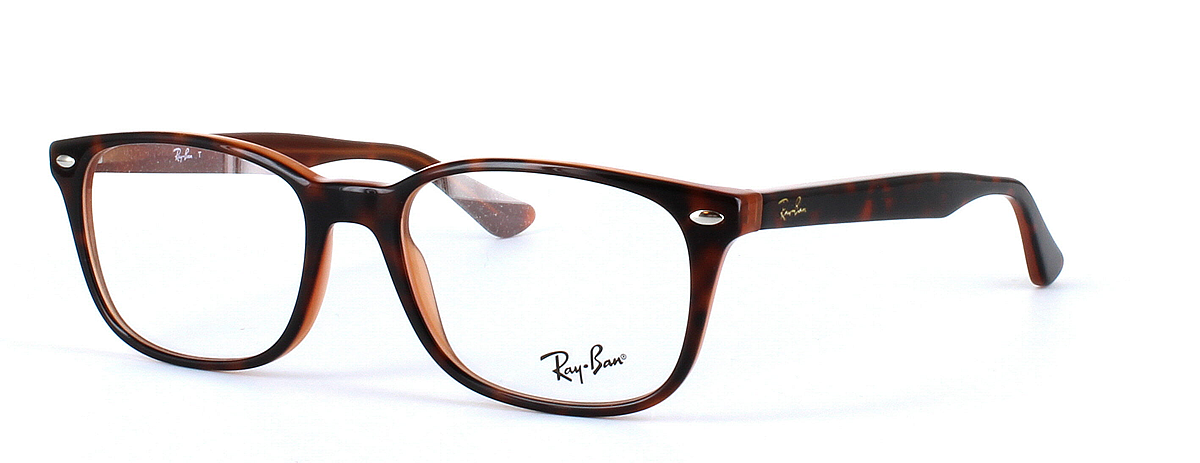 Ray Ban 5275 - Unisex acetate glasses - brown - image view 1