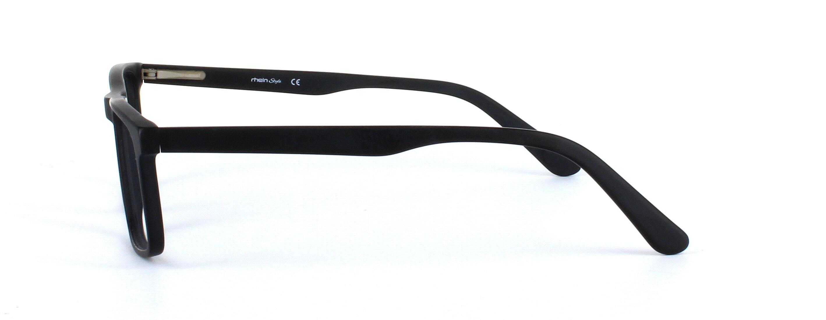 Livadia - unisex acetate glasses in matt black - image view 2