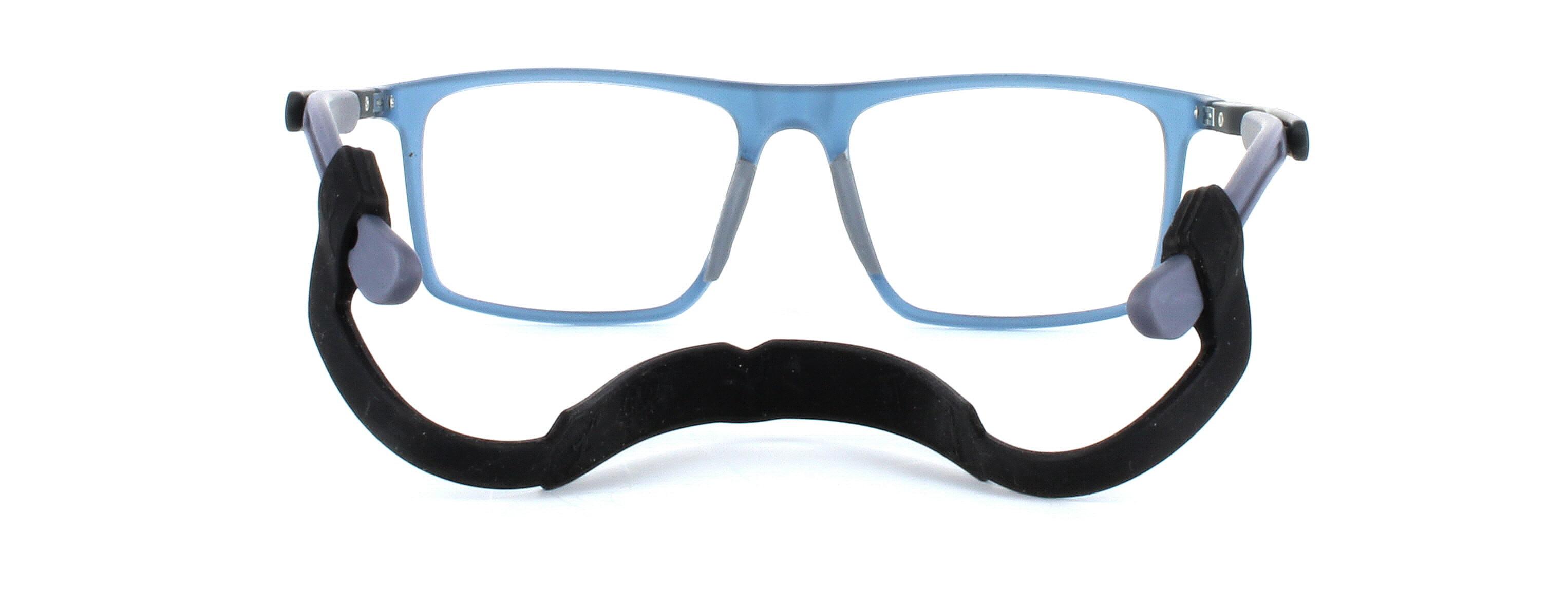Jumper - unisex prescription sports glasses in matt blue - image view 3