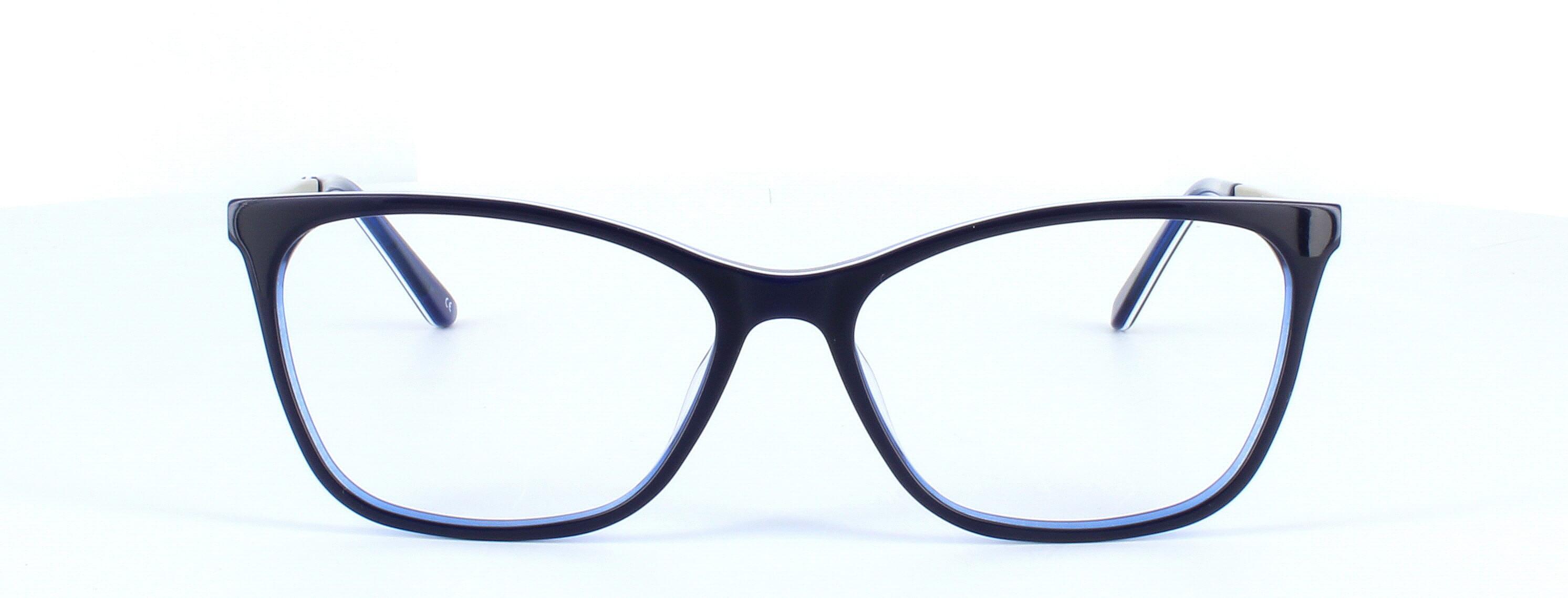 Ballina - ladies cat eye shaped acetate glasses here in blue - image view 5