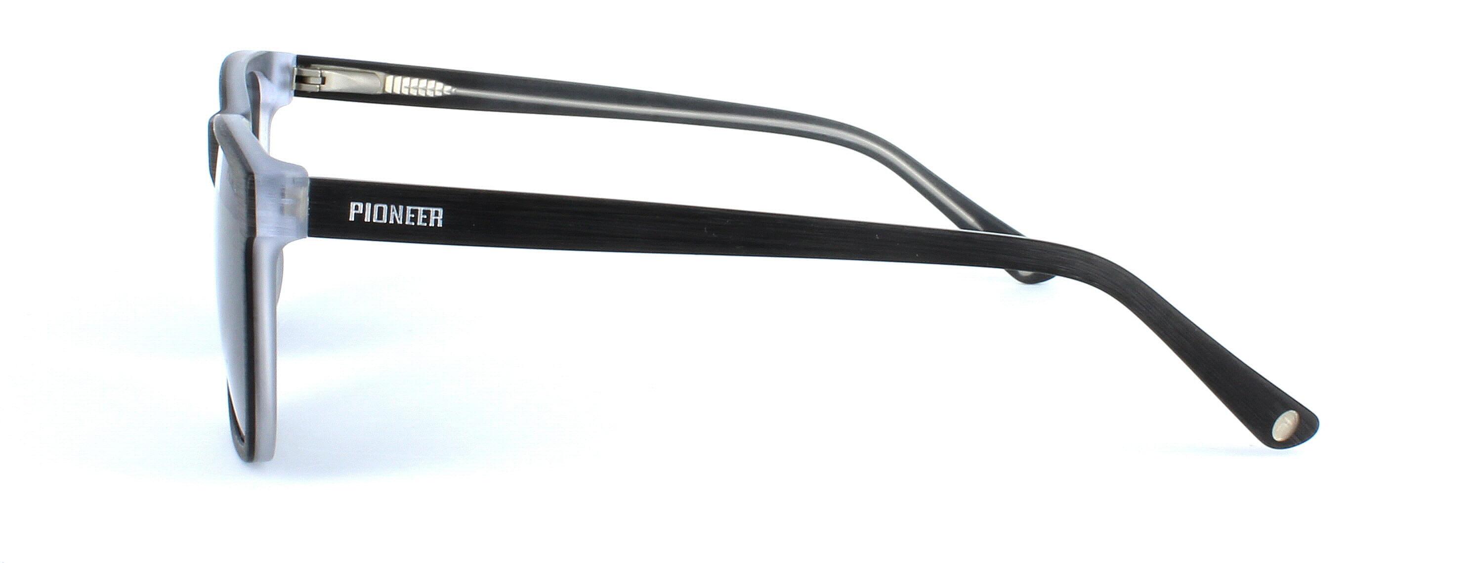 Angelo - unisex plastic sunglasses here in matt brown - image view 2