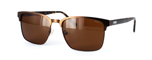 Sorrento - Unisex metal prescription sunglasses - Bronze - Image view 1