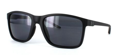 Black men's extra large prescription sports sunglasses priced to include single vision tinted lenses for active lifestyles - image view 1