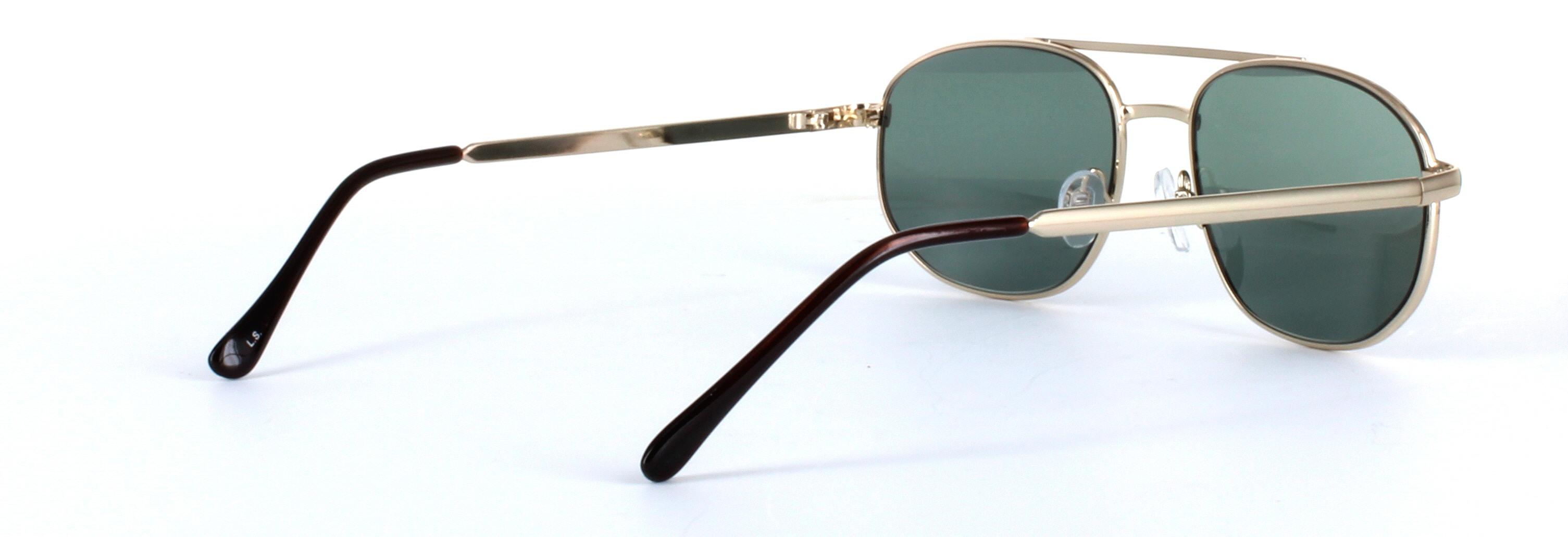 Spartan Sunglasses Gold/Green | Glasses | Glasses2You