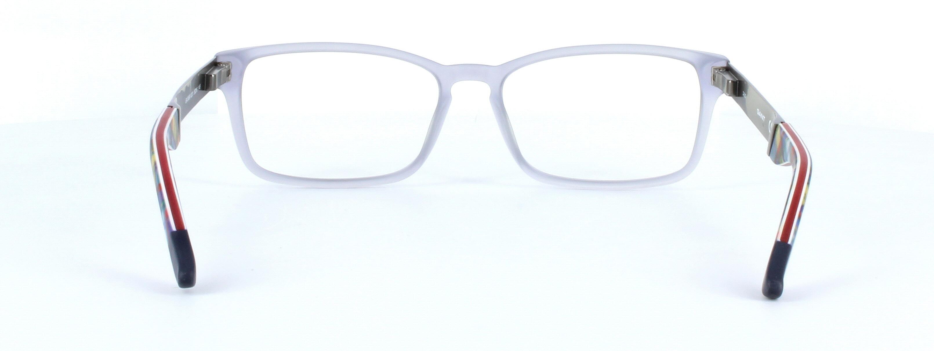 Gant 3060 020 - Unisex crystal grey acetate glasses with metal arms - image view 3