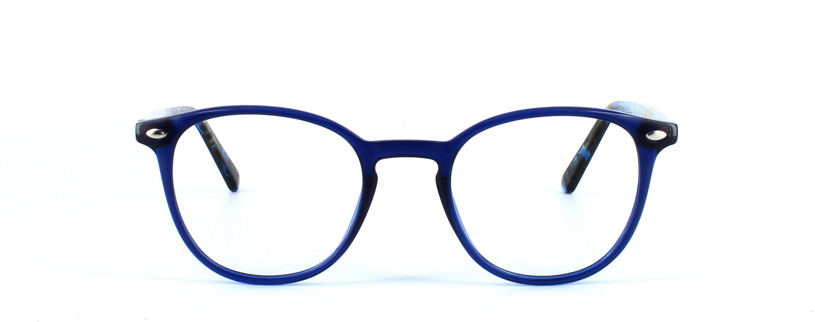 Canis - ladies plastic round shaped glasses frame in blue - image 5