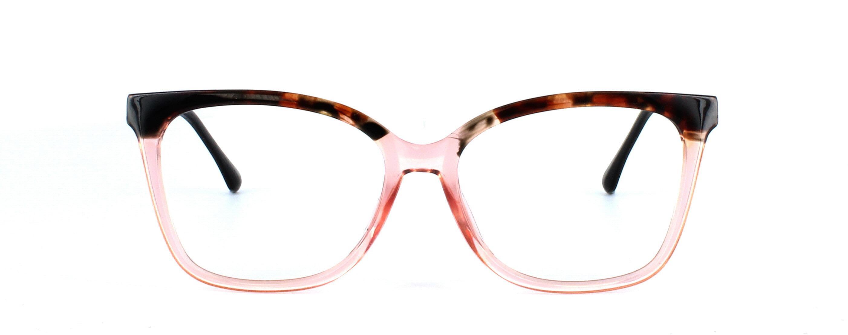 Carina - ladies 2-tone plastic glasses with square shaped lenses - image view 5