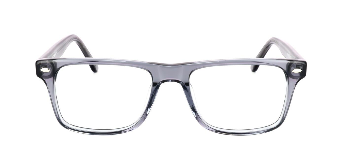 Galloway - crystal grey men's acetate glasses - image view 5