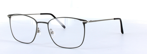 Hayden Olive Full Rim Rectangular Metal Glasses - Image View 1