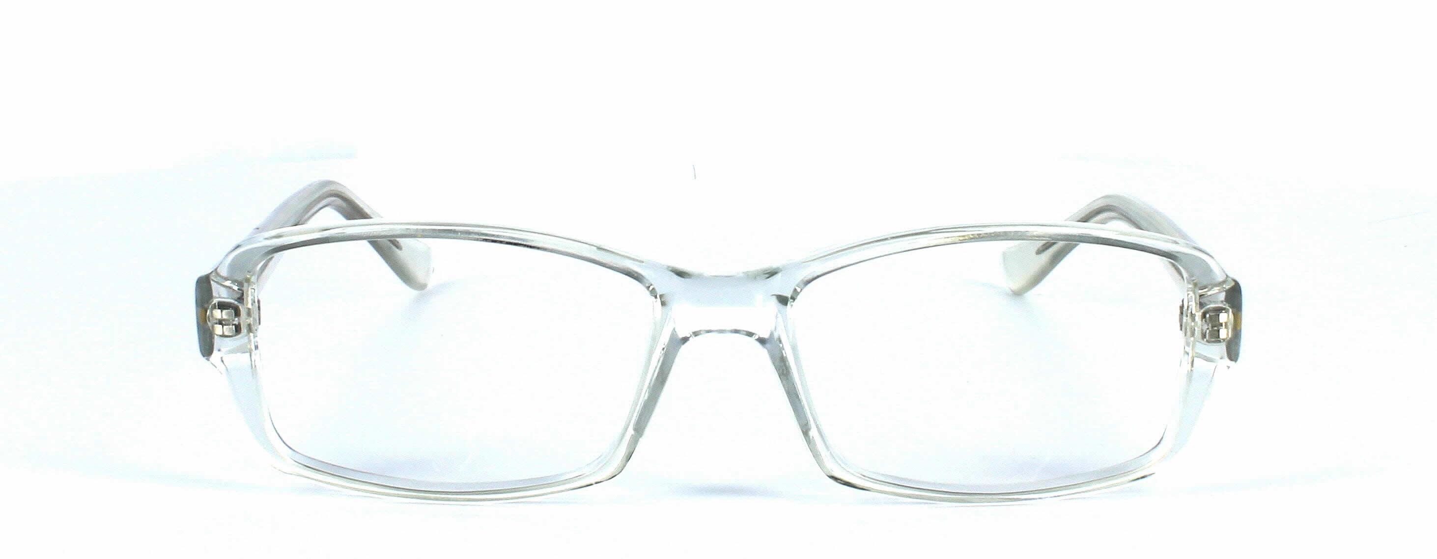 Chico - crystal clear rectangular shaped acetate glasses frames - image view 5