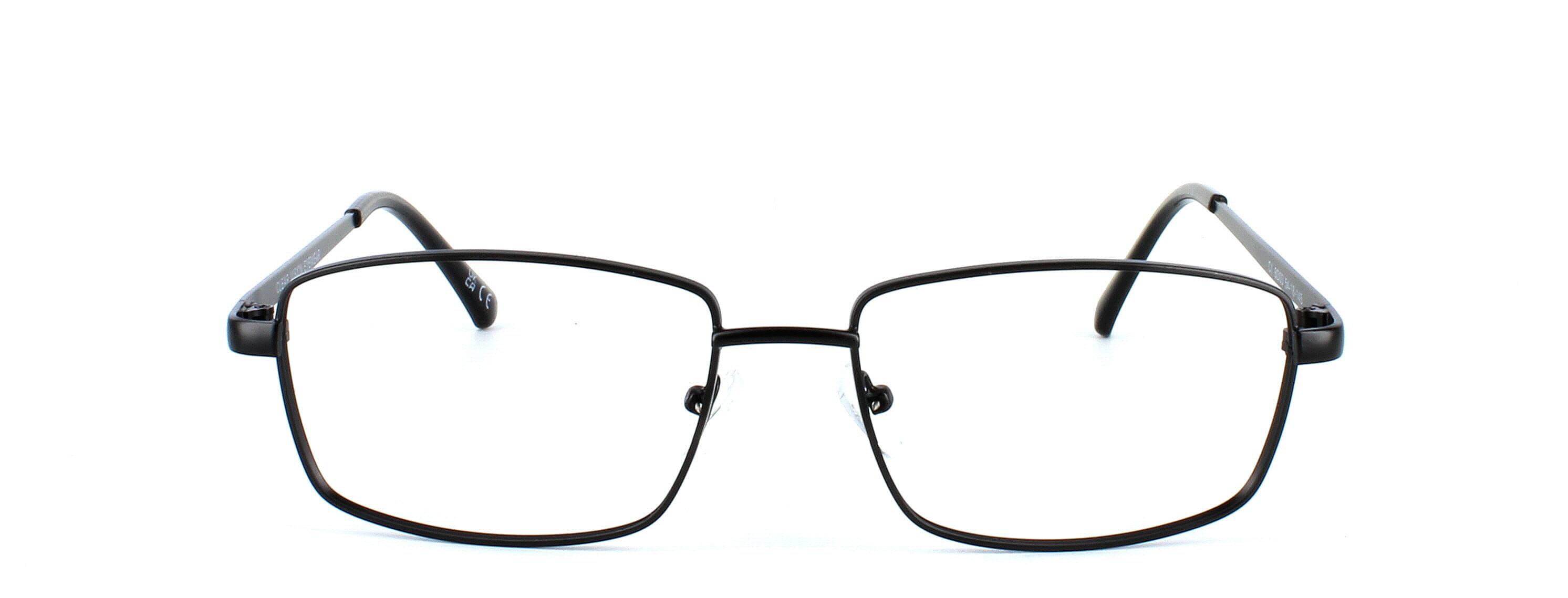 Ventry - Gents rectangular shaped full rim metal glasses - image view 2