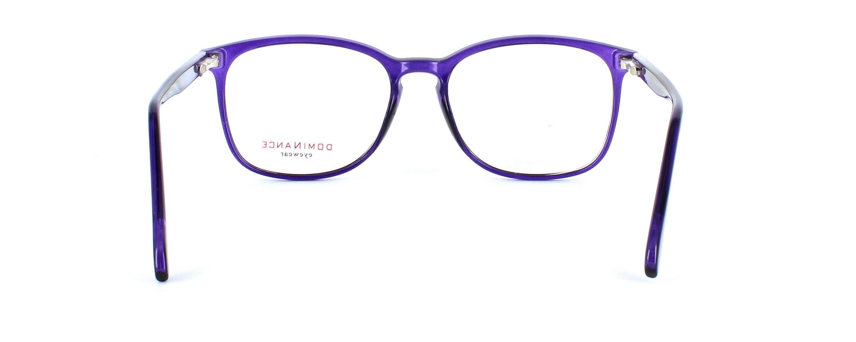 Liberty is a stylish unisex plastic glasses frame here in purple - image view 4