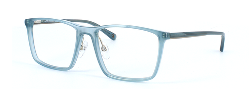 Benetton BEO1001 653 - Unisex designer hand made acetate frame with crystal blue face and matching sprung hinged arms - image view 1