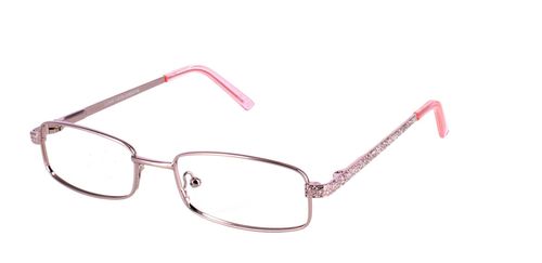 Moira - Shiny Lilac women's rectangular metal full rim optical frames in lilac with sprung hinges - image view 4