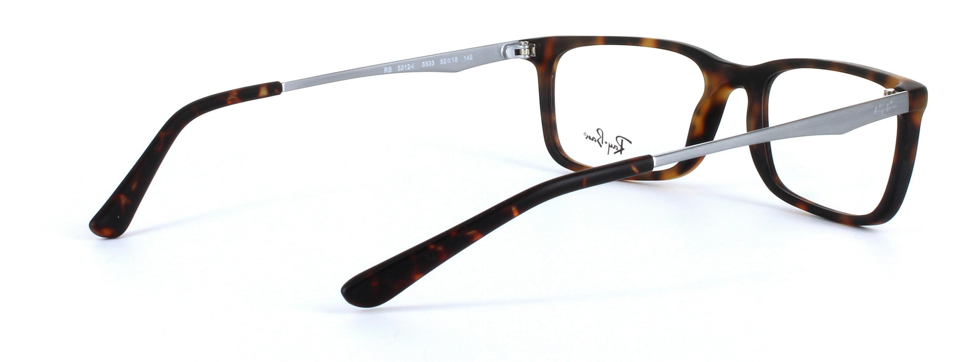 Ray ban 53121 - Unisex tortoise frame with metal arms - image 4