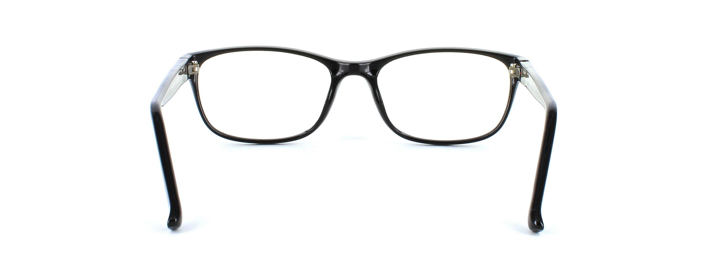 Samba in black - ladies plastic oval shaped glasses frame - image view 4