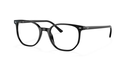 Ray Ban 5397 2000 unisex's square acetate full rim optical frames in black with fixed hinges - image view 1