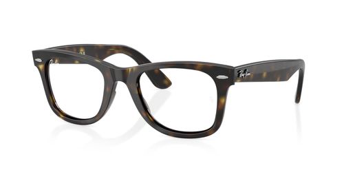 Ray Ban 4340V 2012 unisex's oval acetate full rim optical frames in havana with barrel hinges - image view 2