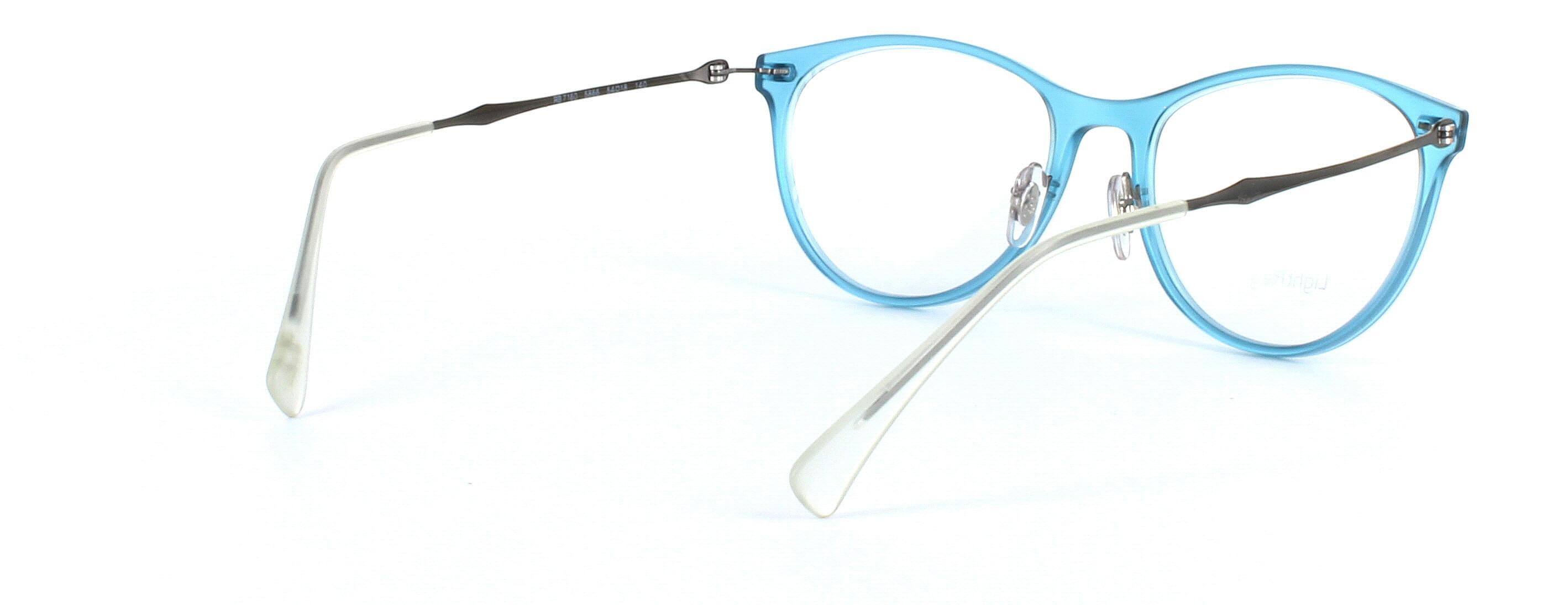 ray Ban 7160 - ladies acetate frame in blue - image view 4