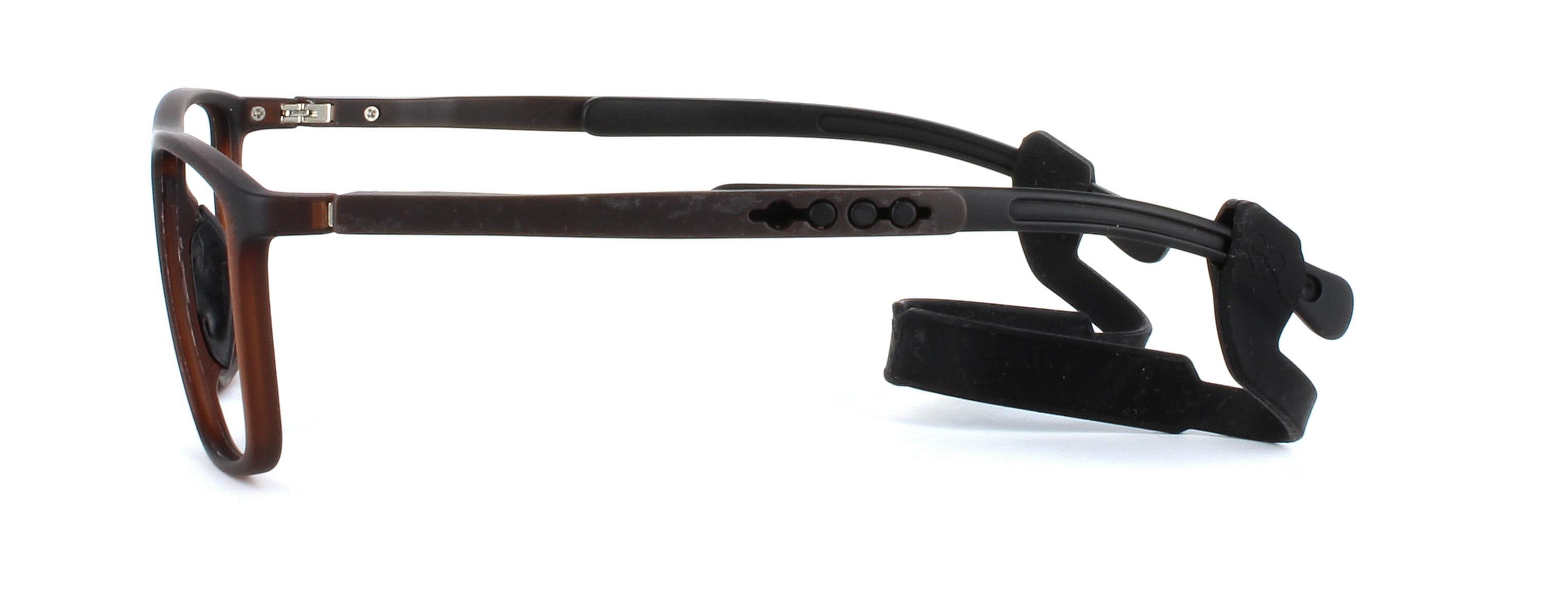 Decathlon - Men's prescription sports glasses frame in brown - image view 2