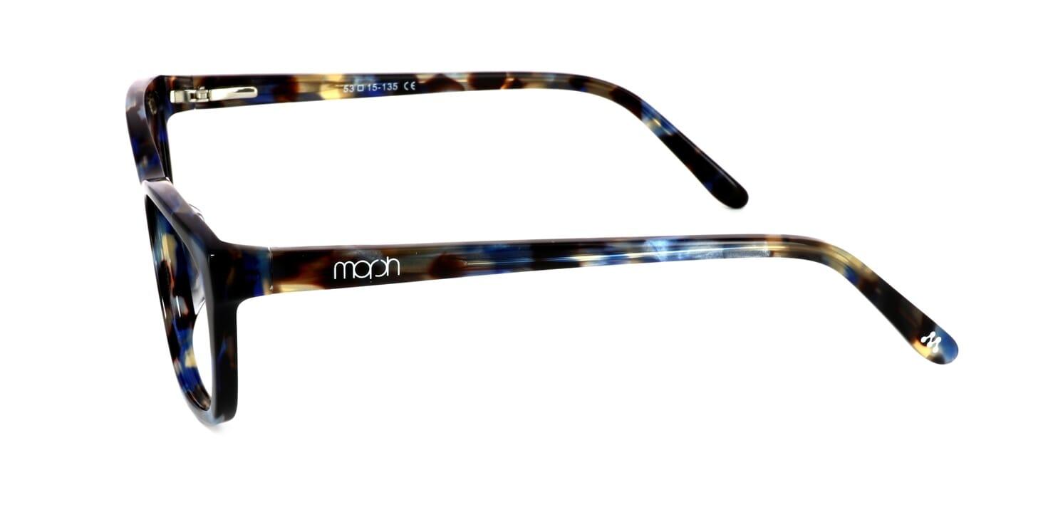 Yatesbury in mottled brown and blue. Ladies acetate glasses - image view 2