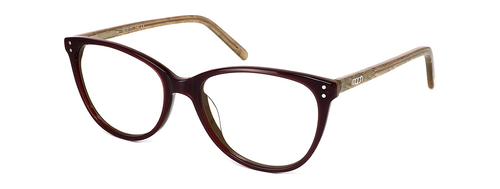 Mabrista - Brown with beige reverse - ladies acetate - image view 1