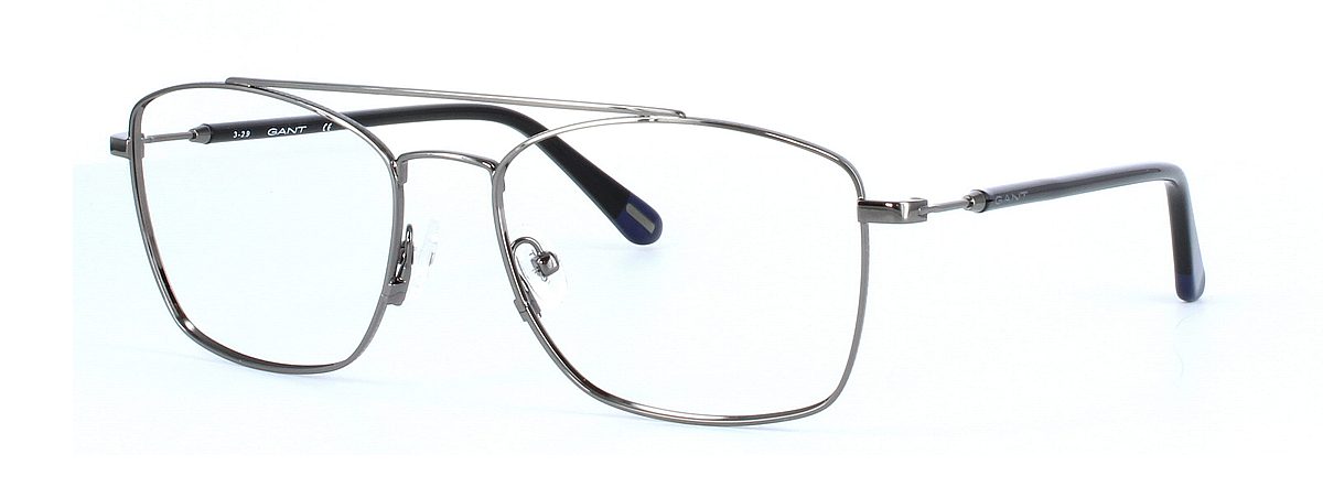 GANT 3194 - Gents aviator style metal glasses in gunmetal - image view 1