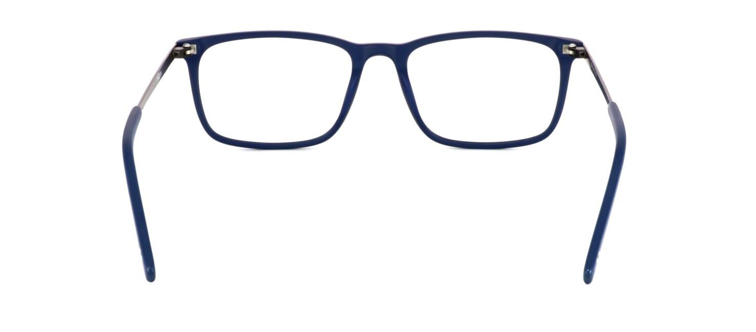 Harper - unisex plastic glasses with slim metal arms - blue - image view 3