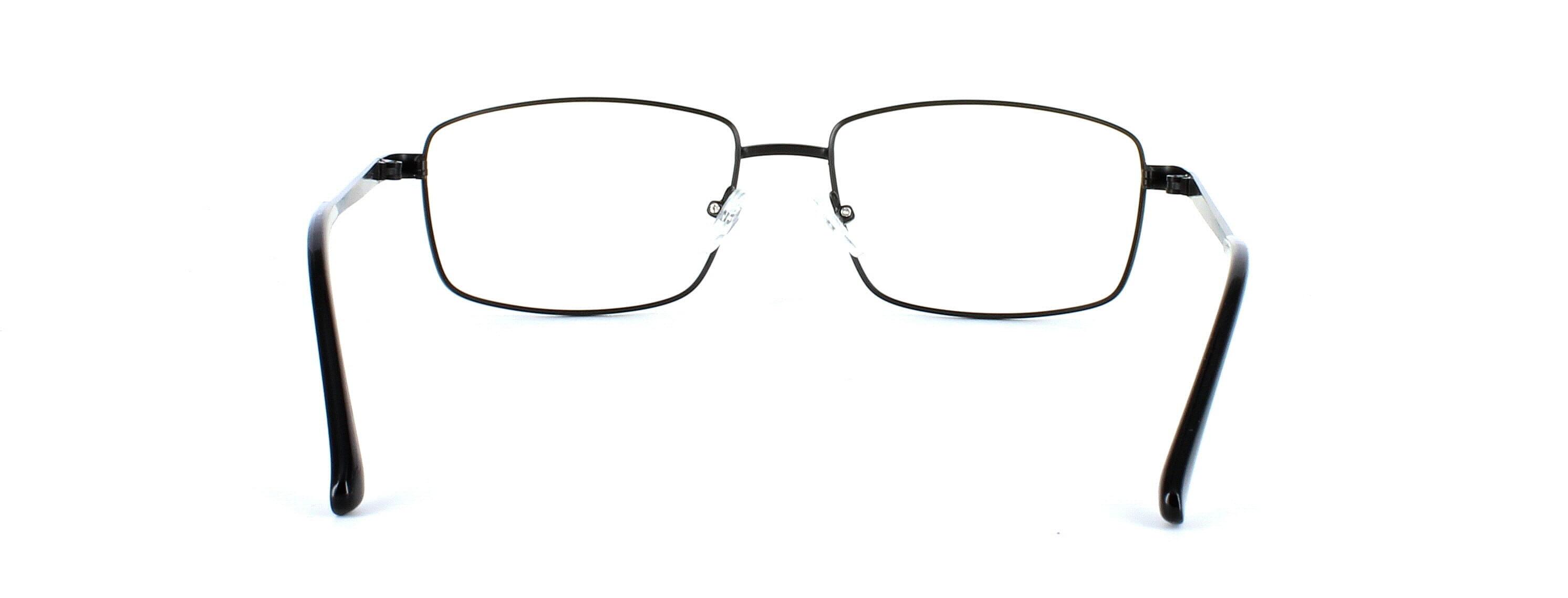 Ventry - Gents rectangular shaped full rim metal glasses - image view 4