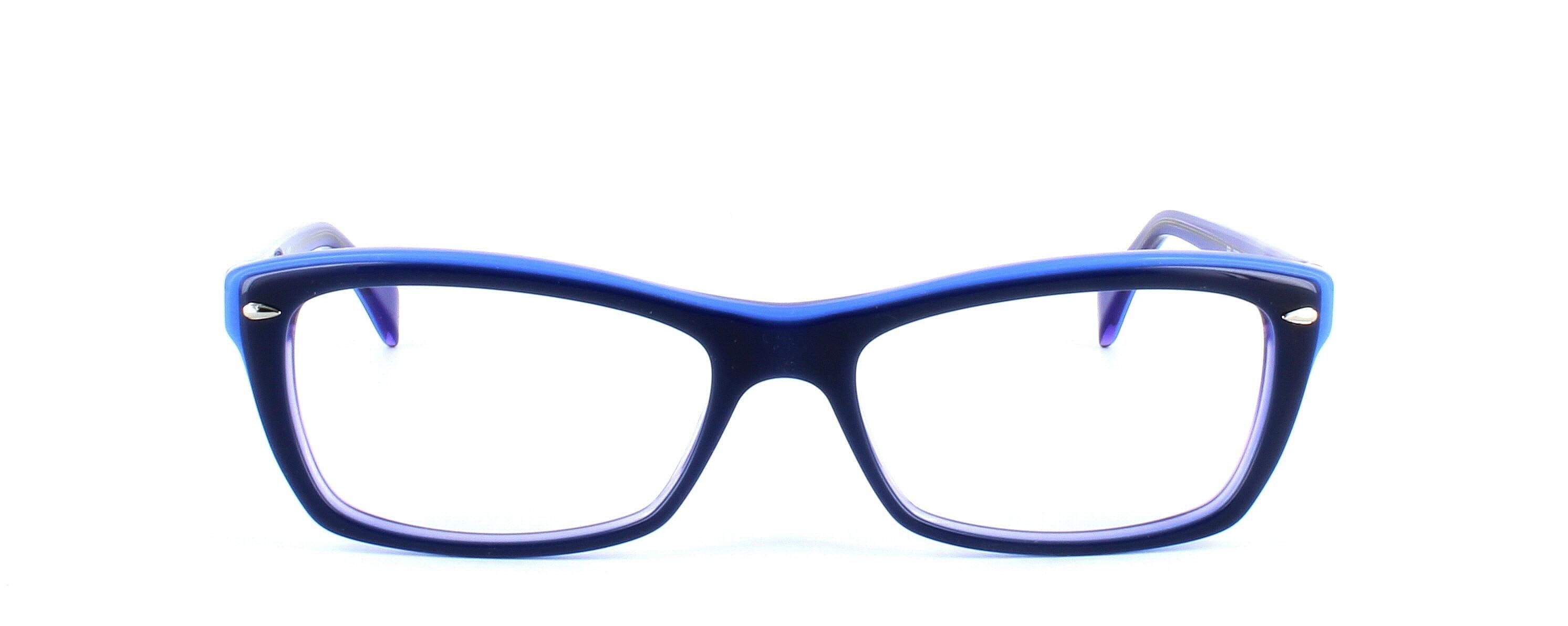 Ray Ban 53641 - 2-Tone blue ladies acetate glasses frame - image view 2